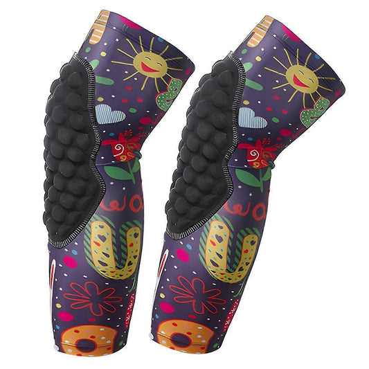 Sports Basketball Knee Pads Sports Cushioned Knee Pads For Boys and Girls - Yellow L Kemu |Fashion Home Kitchen Beauty
