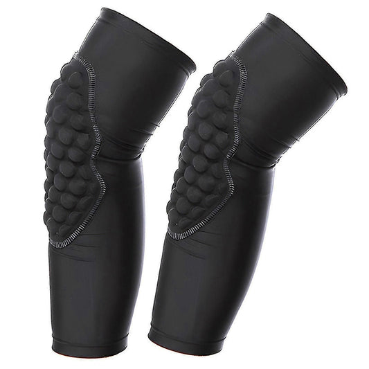 Sports Basketball Knee Pads Sports Cushioned Knee Pads For Boys and Girls - Black XL Kemu |Fashion Home Kitchen Beauty