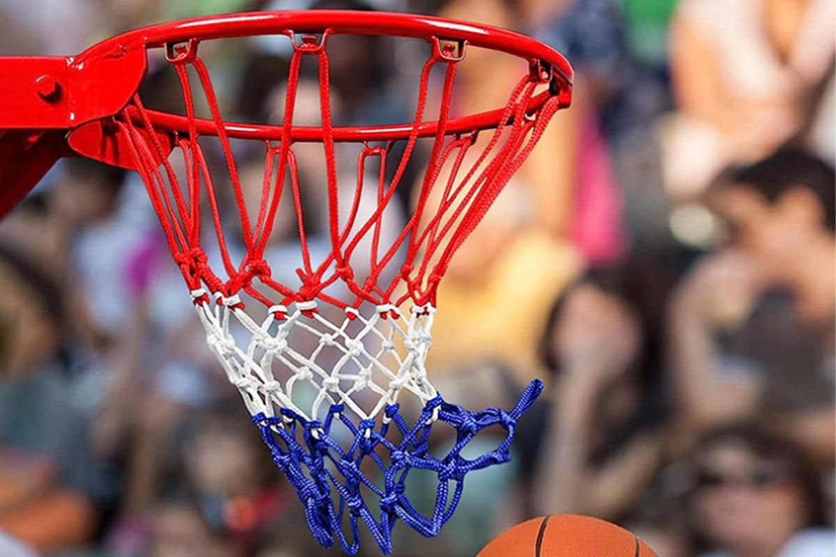 Heavy Duty Basketball Net 12 Loops Indoor Outdoor Basketball Replacement Net Anti-tangle Kemu |Fashion Home Kitchen Beauty