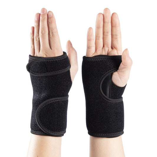 Steel Support Wrist Wraps with Adjustable Strap, Weightlifting Wrist Support for Gym, Fitness Training, Powerlifting & Sports - Black Kemu |Fashion Home Kitchen Beauty