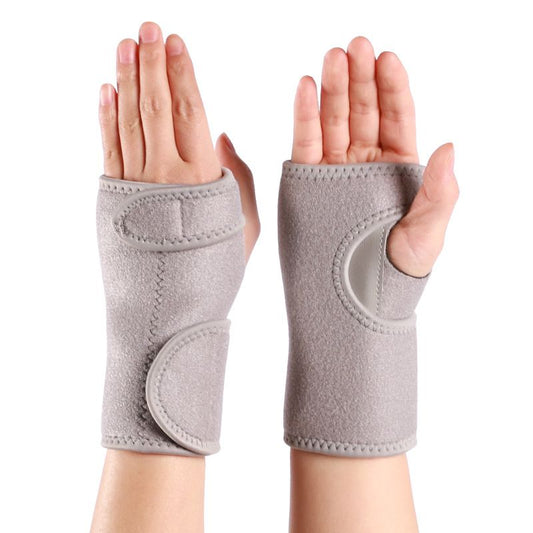 Steel Support Wrist Wraps with Adjustable Strap, Weightlifting Wrist Support for Gym, Fitness Training, Powerlifting & Sports - Gray Kemu |Fashion Home Kitchen Beauty