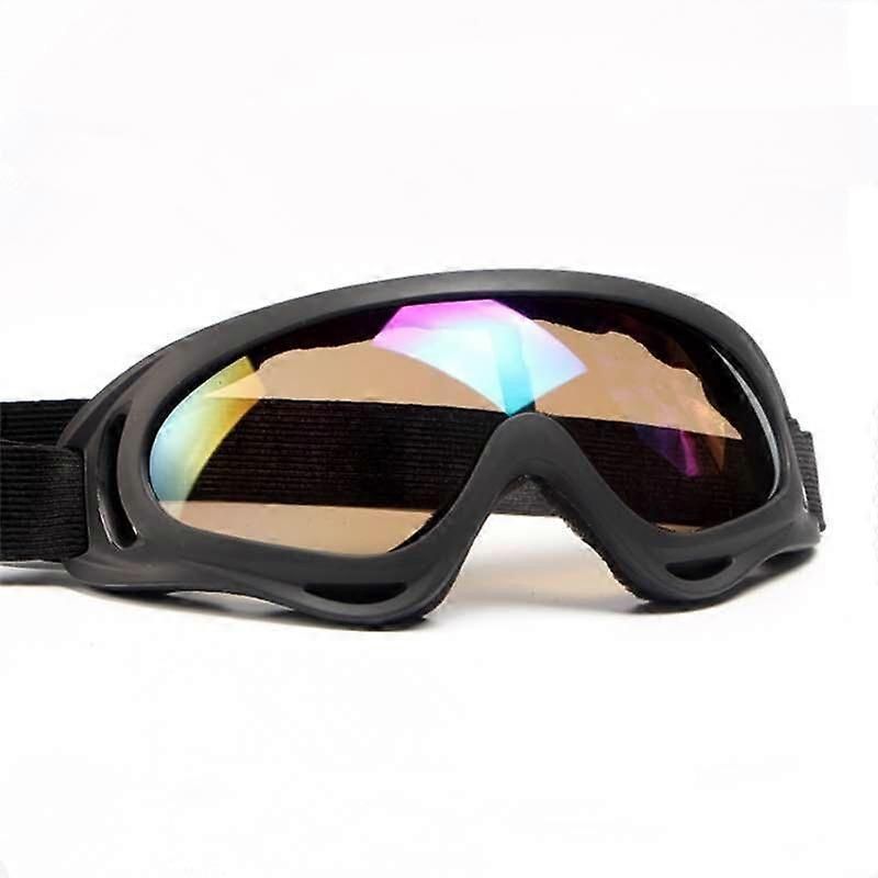 Motorcycle Goggles, Airsoft Dirt Bike ATV Safety Riding Goggles - Colorful