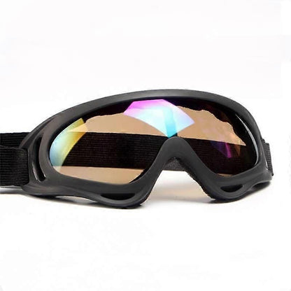 Motorcycle Goggles, Airsoft Dirt Bike ATV Safety Riding Goggles - Colorful