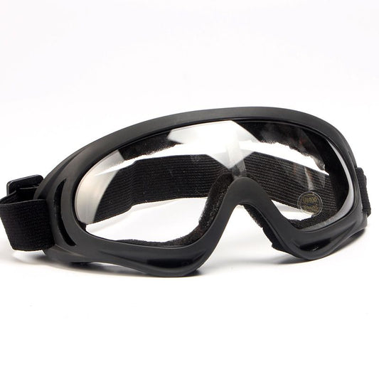 Motorcycle Goggles, Airsoft Dirt Bike ATV Safety Riding Goggles - Transparent