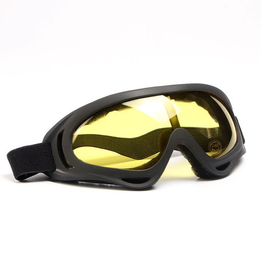 Motorcycle Goggles, Airsoft Dirt Bike ATV Safety Riding Goggles - Yellow
