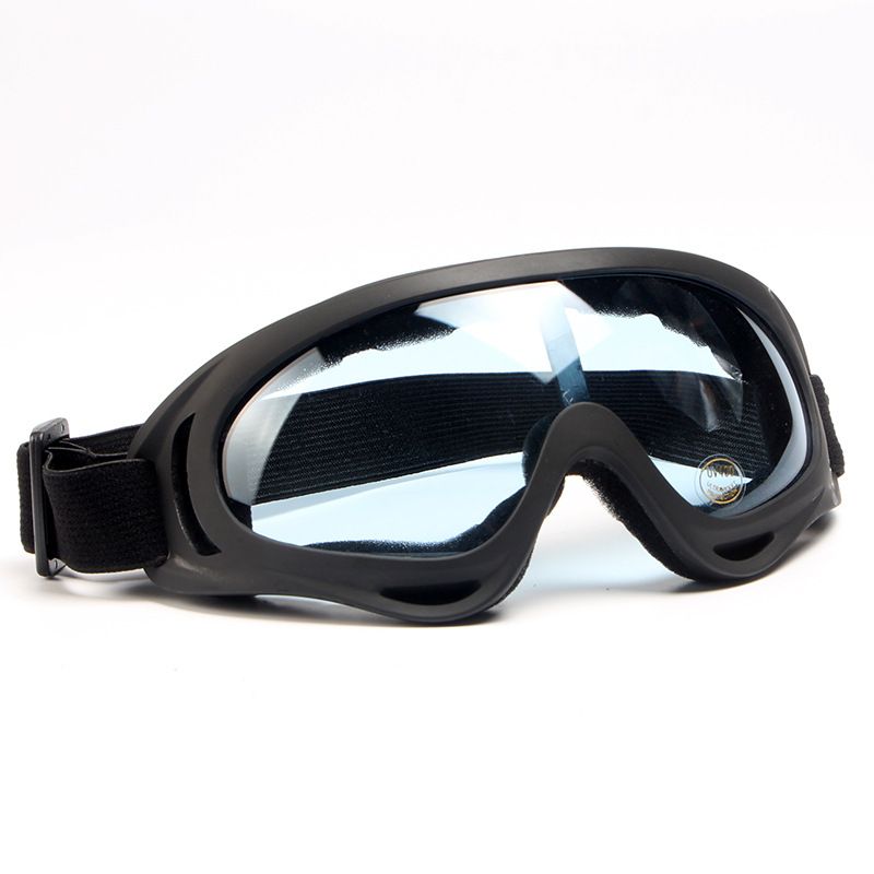 Motorcycle Goggles, Airsoft Dirt Bike ATV Safety Riding Goggles - Blue