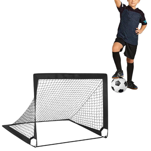 Portable Soccer Goal Net Quick Set-up Training Equipment for Backyard Soccer Black Kemu |Fashion Home Kitchen Beauty