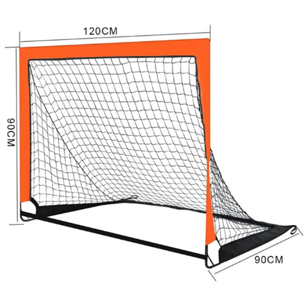 Portable Soccer Goal Net Quick Set-up Training Equipment for Backyard Soccer Orange Kemu |Fashion Home Kitchen Beauty