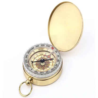 Portable Classic Brass Survival Camping Compass, Outdoor Hiking Pocket Watch Map Kemu |Fashion Home Kitchen Beauty