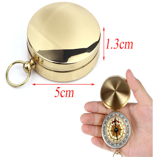 Portable Classic Brass Survival Camping Compass, Outdoor Hiking Pocket Watch Map Kemu |Fashion Home Kitchen Beauty