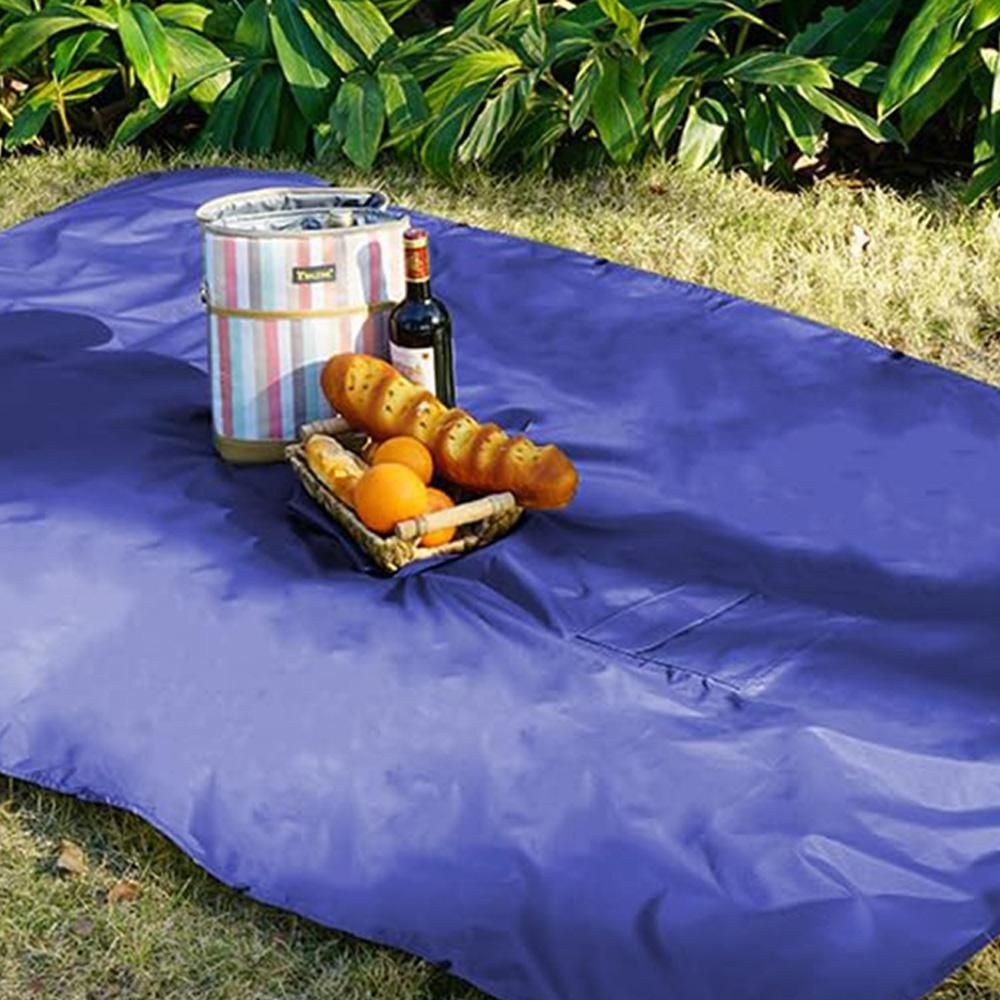 3 in 1 Portable Rain Poncho Waterproof Lightweight Emergency Raincoat with Pocket - Blue Kemu |Fashion Home Kitchen Beauty