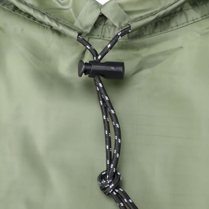 3 in 1 Portable Rain Poncho Waterproof Lightweight Emergency Raincoat with Pocket - Army Green Kemu |Fashion Home Kitchen Beauty