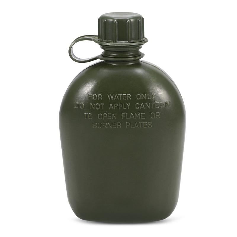 1L Outdoor Canteen Bottle, Camping Hiking Backpacking Water Bottle Kettle with Cover(green) Kemu |Fashion Home Kitchen Beauty