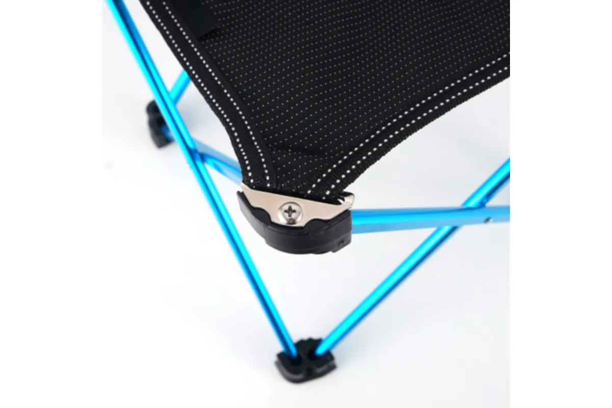 Mini Portable Outdoor Folding Stool Camping Fishing Picnic Chair Small Seat - Blue