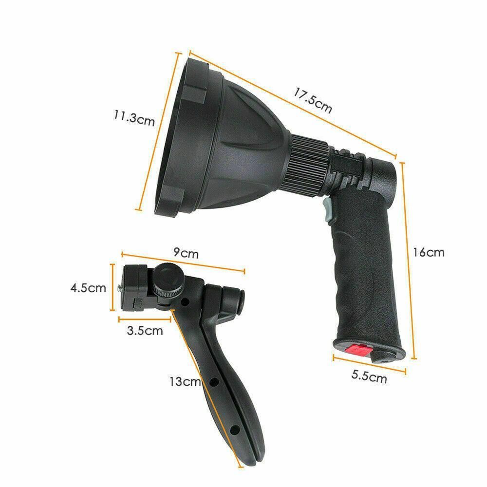 LED Handheld Rechargeable Lighting Flashlight Light Torch
