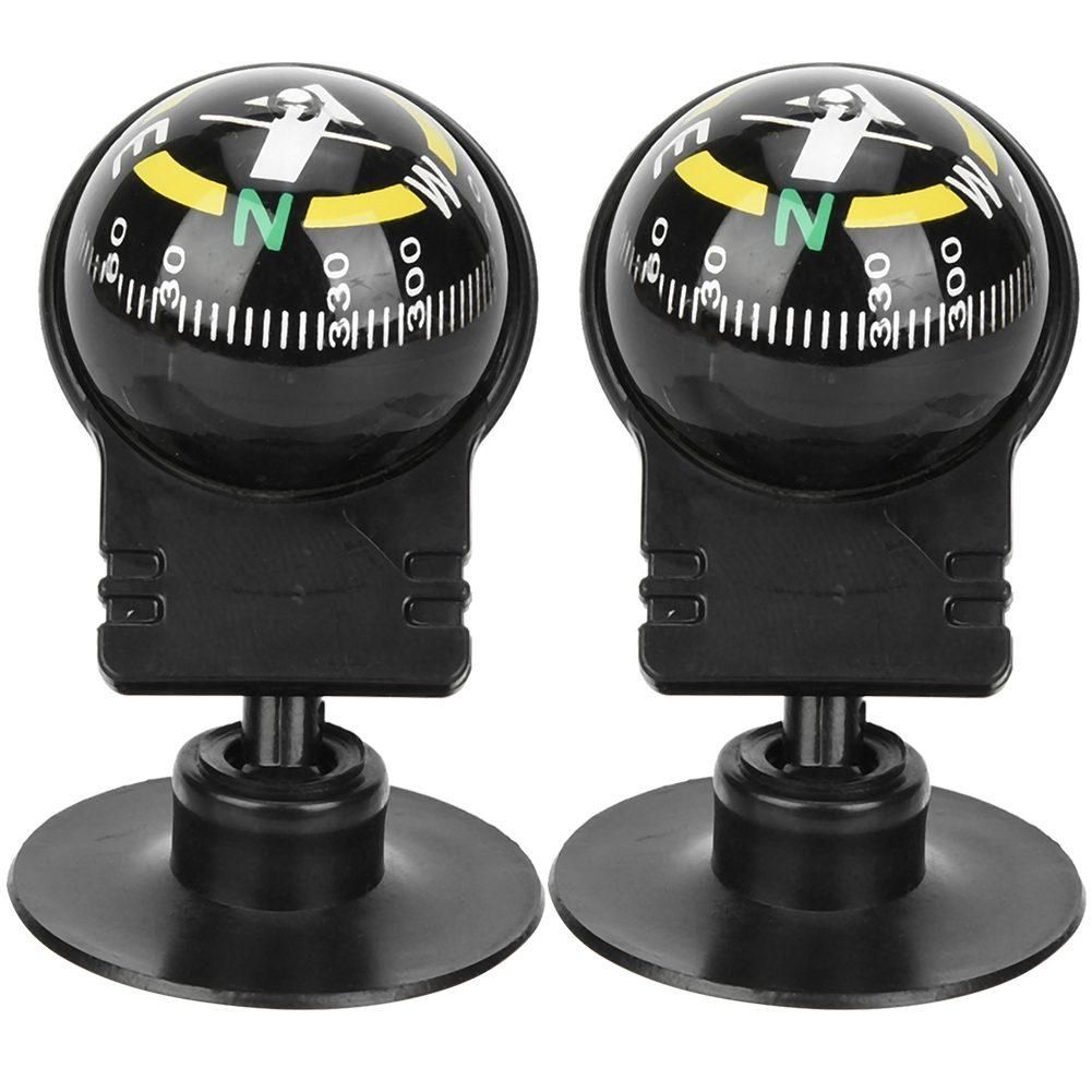 Outdoor compass car compass compass ball navigation tools 2PCS LC282 ABS Kemu |Fashion Home Kitchen Beauty