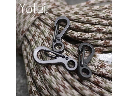 10Pcs Equipment Survival EDC Paracord Carabiner Snap Mini SF Spring Clip Kemu |Fashion Home Kitchen Beauty
