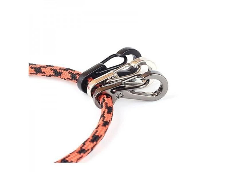 10Pcs Equipment Survival EDC Paracord Carabiner Snap Mini SF Spring Clip Kemu |Fashion Home Kitchen Beauty