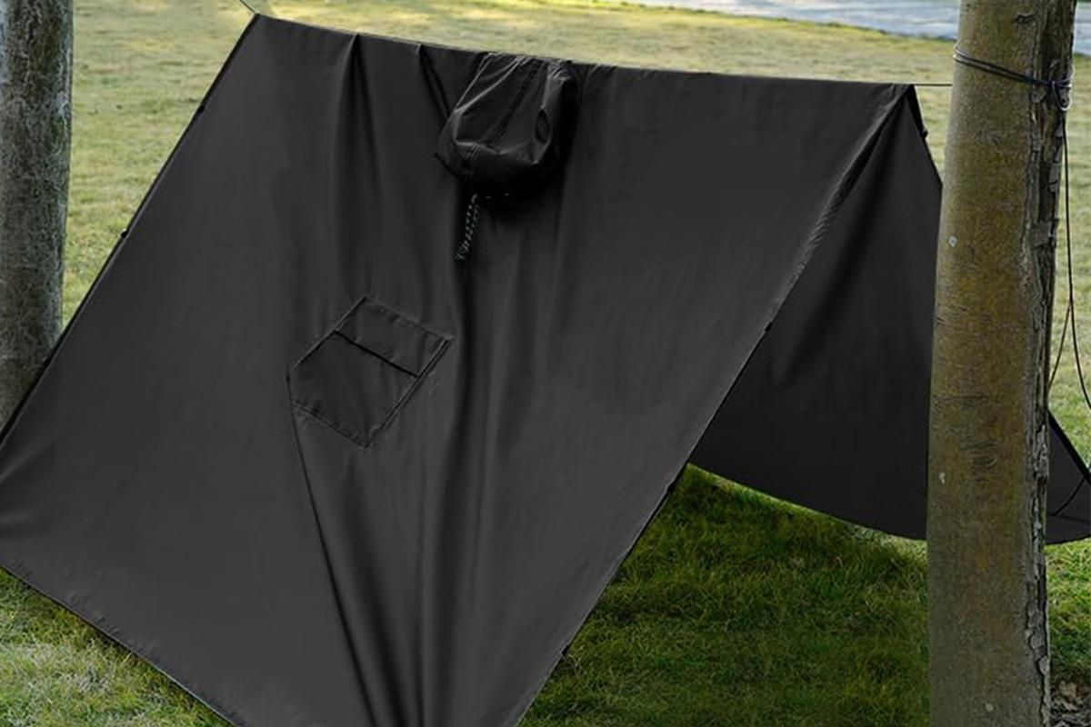 3 in 1 Portable Rain Poncho Waterproof Lightweight Emergency Raincoat with Pocket - Black Kemu |Fashion Home Kitchen Beauty