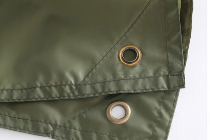 3 in 1 Portable Rain Poncho Waterproof Lightweight Emergency Raincoat with Pocket - Army Green Kemu |Fashion Home Kitchen Beauty