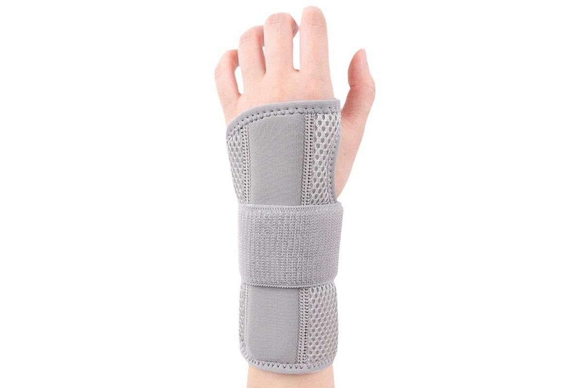 Adjustable Wrist Brace with Removable Steel Splint for Carpal Tunnel Support - Grey & Left & M Kemu |Fashion Home Kitchen Beauty