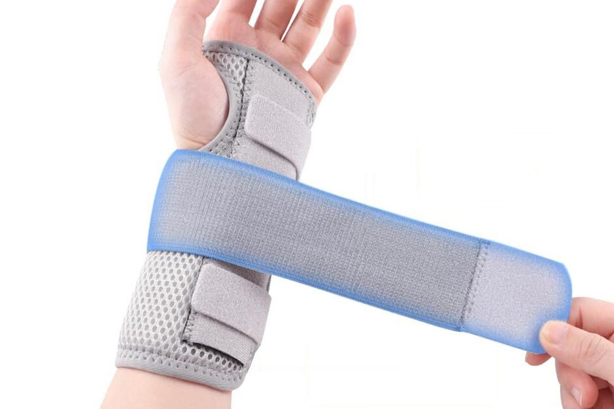 Adjustable Wrist Brace with Removable Steel Splint for Carpal Tunnel Support - Grey & Right & L Kemu |Fashion Home Kitchen Beauty