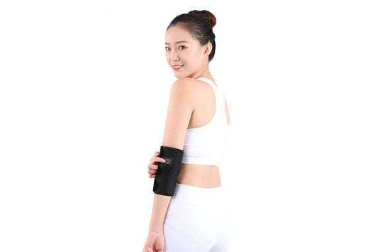Heated Elbow Brace Adjustable Heating Elbow Wrap Pad With 3 Level Temperature Setting Hot Therapy for Tendonitis - Black Kemu |Fashion Home Kitchen Beauty