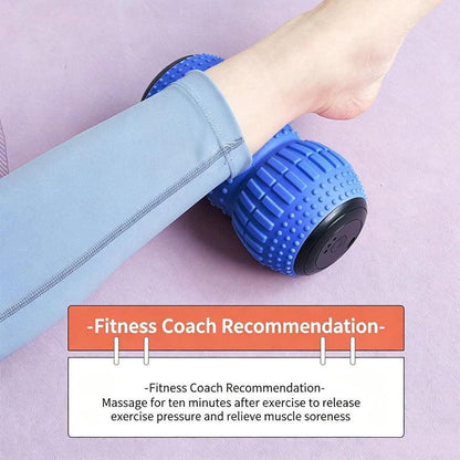 Rechargeable Electric Massage Roller Vibrating Silicone Yoga Ball Muscle Relief Kemu |Fashion Home Kitchen Beauty