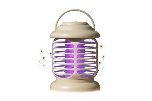 Portable Electric Mosquito Zapper Killer Lamp Trap for Indoor and Outdoor -khaki Kemu |Fashion Home Kitchen Beauty