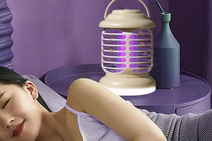 Portable Electric Mosquito Zapper Killer Lamp Trap for Indoor and Outdoor -khaki Kemu |Fashion Home Kitchen Beauty