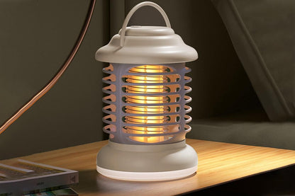 Portable Electric Mosquito Zapper Killer Lamp Trap for Indoor and Outdoor -khaki Kemu |Fashion Home Kitchen Beauty