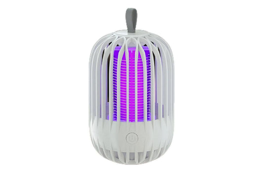 USB Electric Mosquito Killer Lamp Mosquito Zapper Trap Bug Zapper lectric Fly Traps Insect Pest Control for Home, Backyard, Patio, Camping, Fishing (Grey) Kemu |Fashion Home Kitchen Beauty
