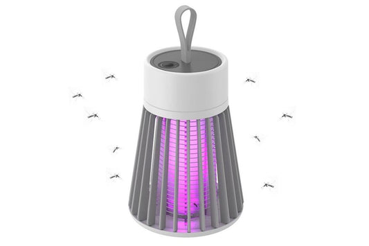 Electric Mosquito Killer Lamp Fly Traps Insect Bug Zapper For Outdoor Indoor - Grey Kemu |Fashion Home Kitchen Beauty