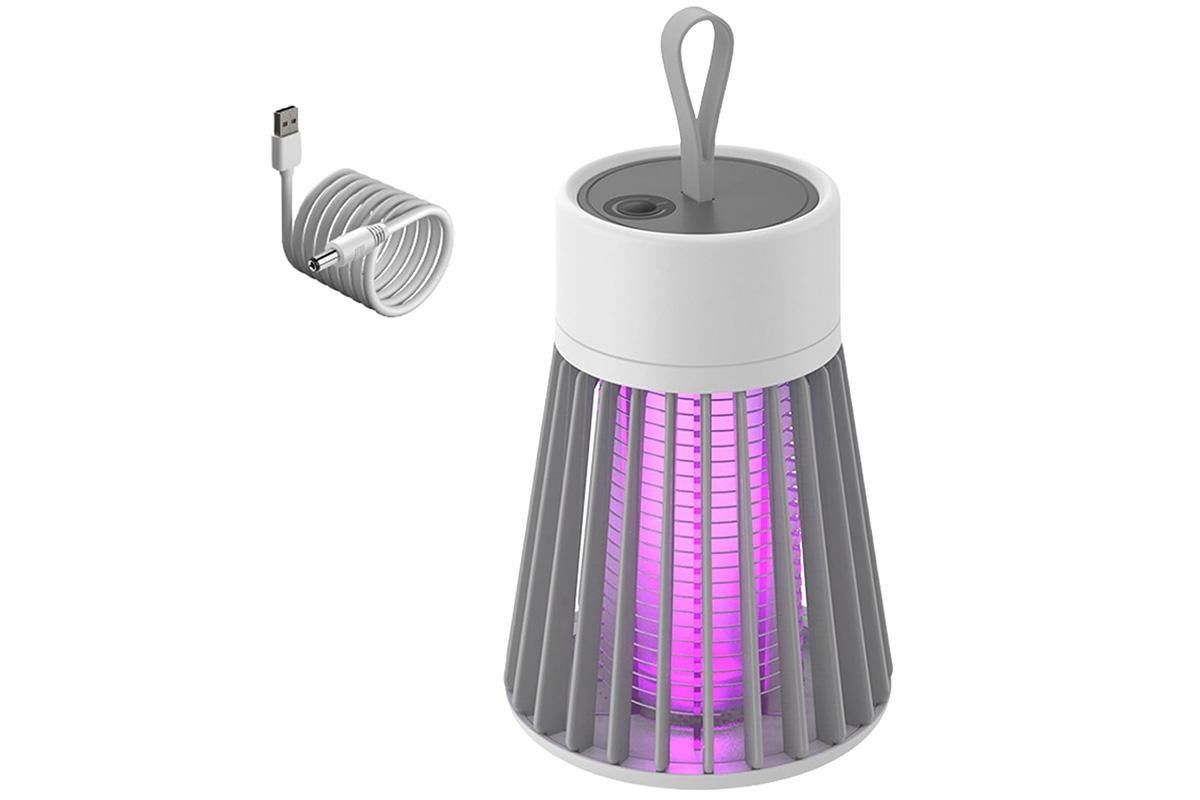 Electric Mosquito Killer Lamp Fly Traps Insect Bug Zapper For Outdoor Indoor - Grey Kemu |Fashion Home Kitchen Beauty