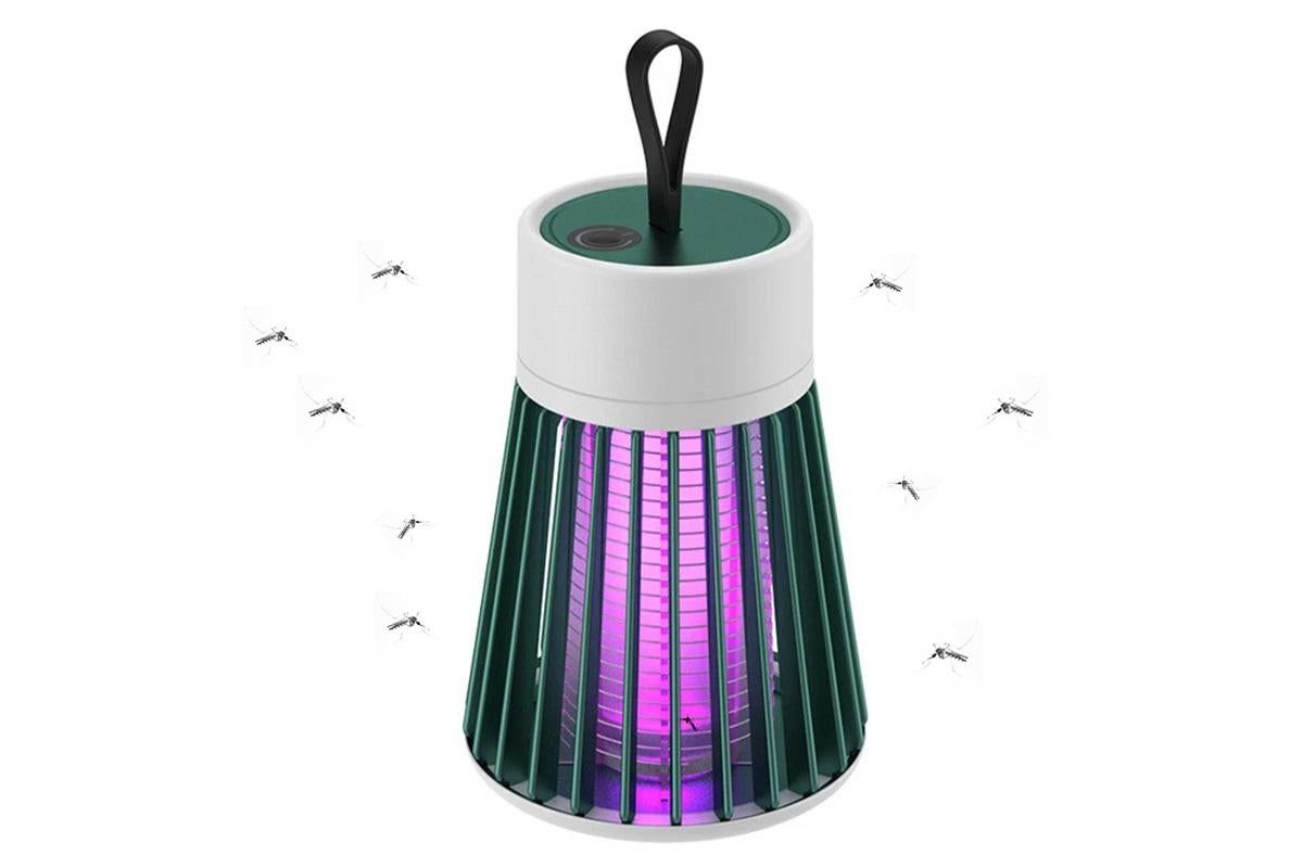 Electric Mosquito Killer Lamp Fly Traps Insect Bug Zapper For Outdoor Indoor - Grey Kemu |Fashion Home Kitchen Beauty