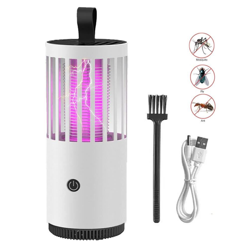 Electric Mosquito Killer Lamp Insect Catcher Fly Bug Zapper Trap LED Purple Lamp Mozzie -Grey Kemu |Fashion Home Kitchen Beauty