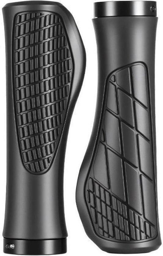 Bicycle Grips Mountain Bike 1 Pair Including Installation Tools Ergonomic - Black Gripps Handlebar Grips Tape & Pads Kemu |Fashion Home Kitchen Beauty