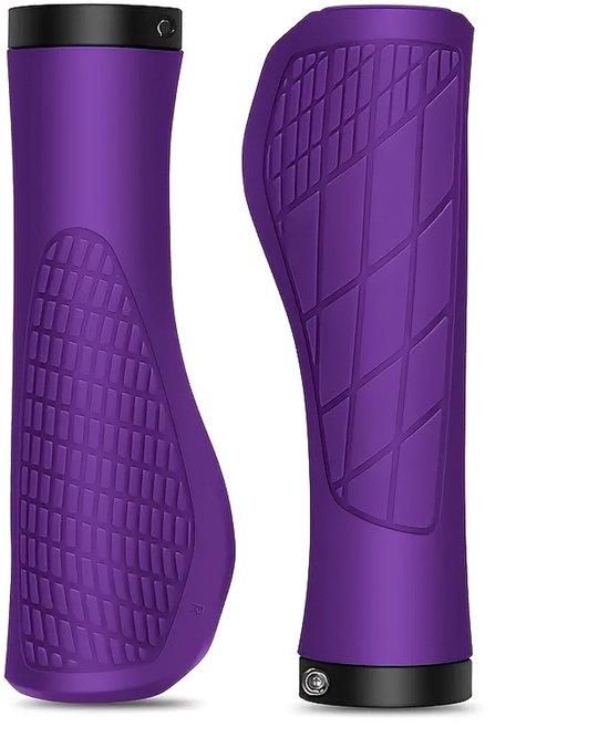 Bicycle Grips Mountain Bike 1 Pair Including Installation Tools Ergonomic - Black Gripps Handlebar Grips Tape & Pads Kemu |Fashion Home Kitchen Beauty