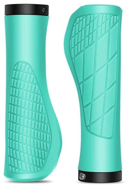Bicycle Grips Mountain Bike 1 Pair Including Installation Tools Ergonomic - Cyan Gripps Handlebar Grips Tape & Pads Kemu |Fashion Home Kitchen Beauty