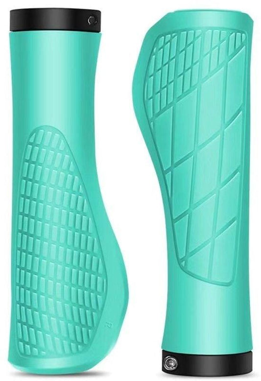 Bicycle Grips Mountain Bike 1 Pair Including Installation Tools Ergonomic - Cyan Gripps Handlebar Grips Tape & Pads Kemu |Fashion Home Kitchen Beauty