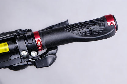 Cycling Lock-On MTB Ergonomic Mountain Bike Rubber Grips Bicycle Handlebar - Red Kemu |Fashion Home Kitchen Beauty