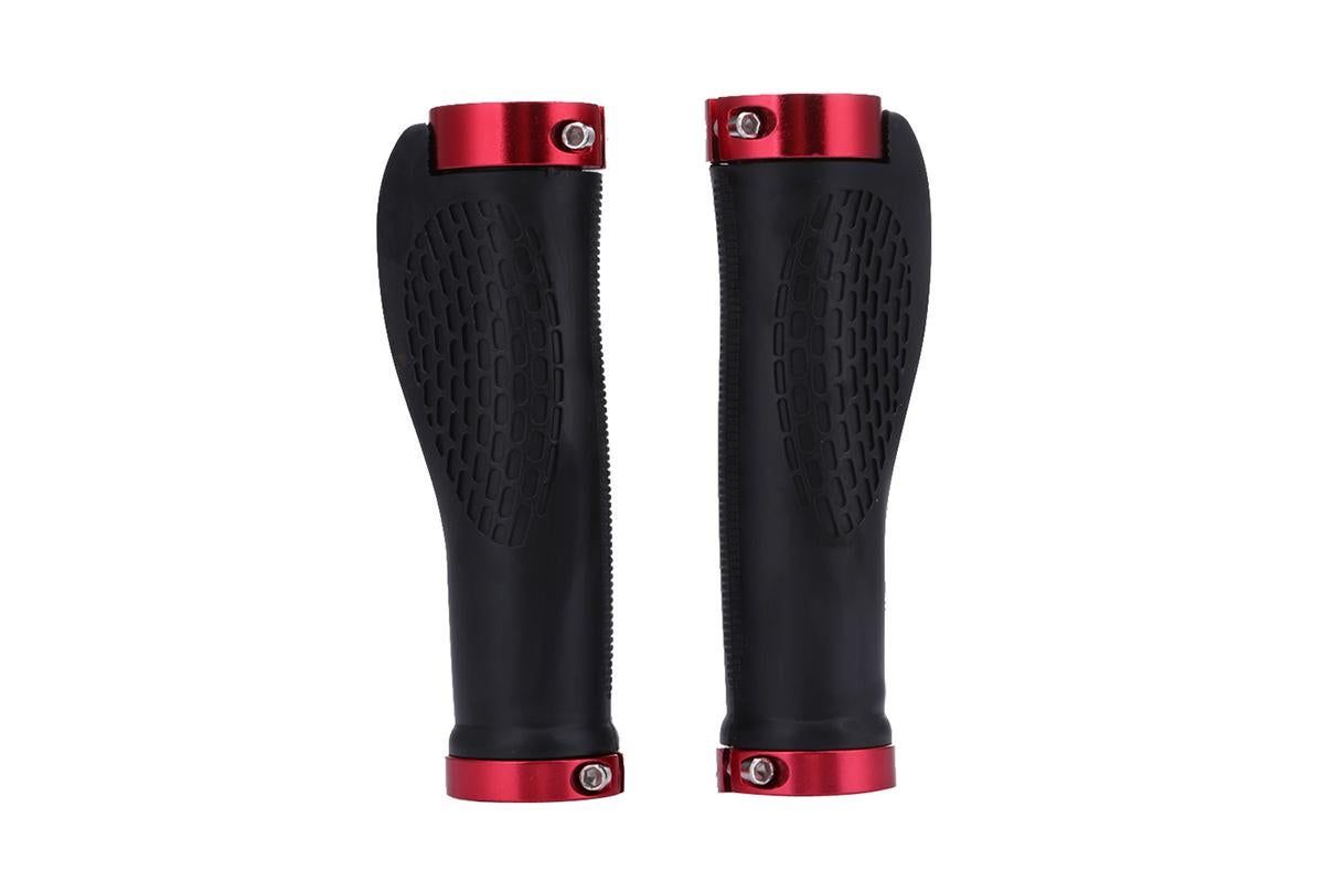 Cycling Lock-On MTB Ergonomic Mountain Bike Rubber Grips Bicycle Handlebar - Red Kemu |Fashion Home Kitchen Beauty