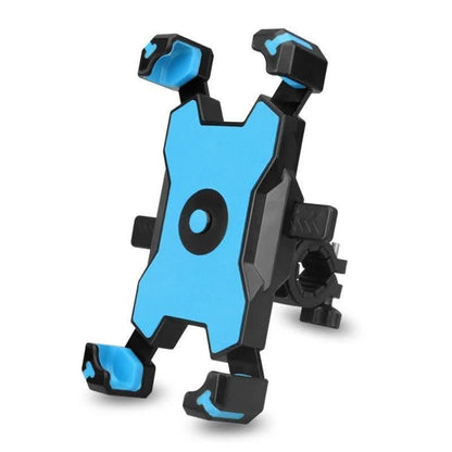 Blue Secure Grip Bike Phone Mount Adjustable 360 Rotation Bicycle Handlebar Holder Universal Cradle For Mtb & Road Cycling Mounts & Holders Kemu |Fashion Home Kitchen Beauty