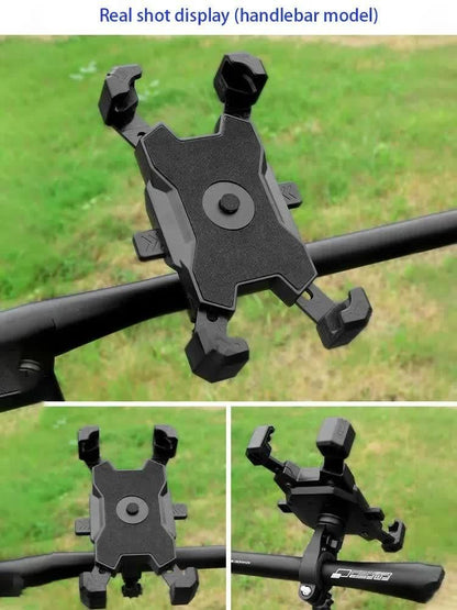 Blue Secure Grip Bike Phone Mount Adjustable 360 Rotation Bicycle Handlebar Holder Universal Cradle For Mtb & Road Cycling Mounts & Holders Kemu |Fashion Home Kitchen Beauty