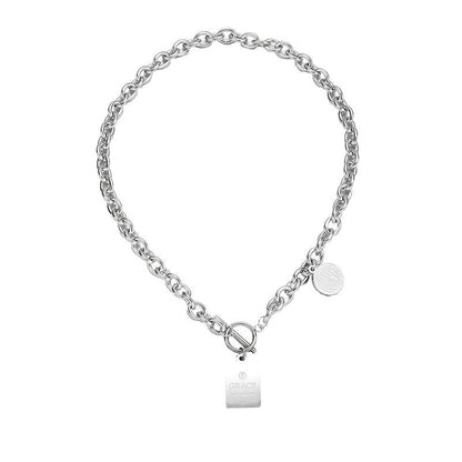 Hip Hop Necklace Zinc Alloy Twist Chain Unisex Ordinary two-piece set Kemu |Fashion Home Kitchen Beauty