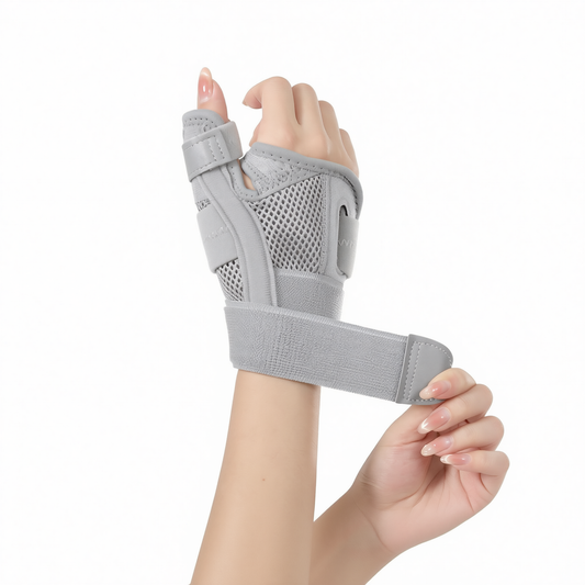 Jefferson Adult Wrist Brace Support Gray One size fits all [adjustable] single pack Kemu |Fashion Home Kitchen Beauty