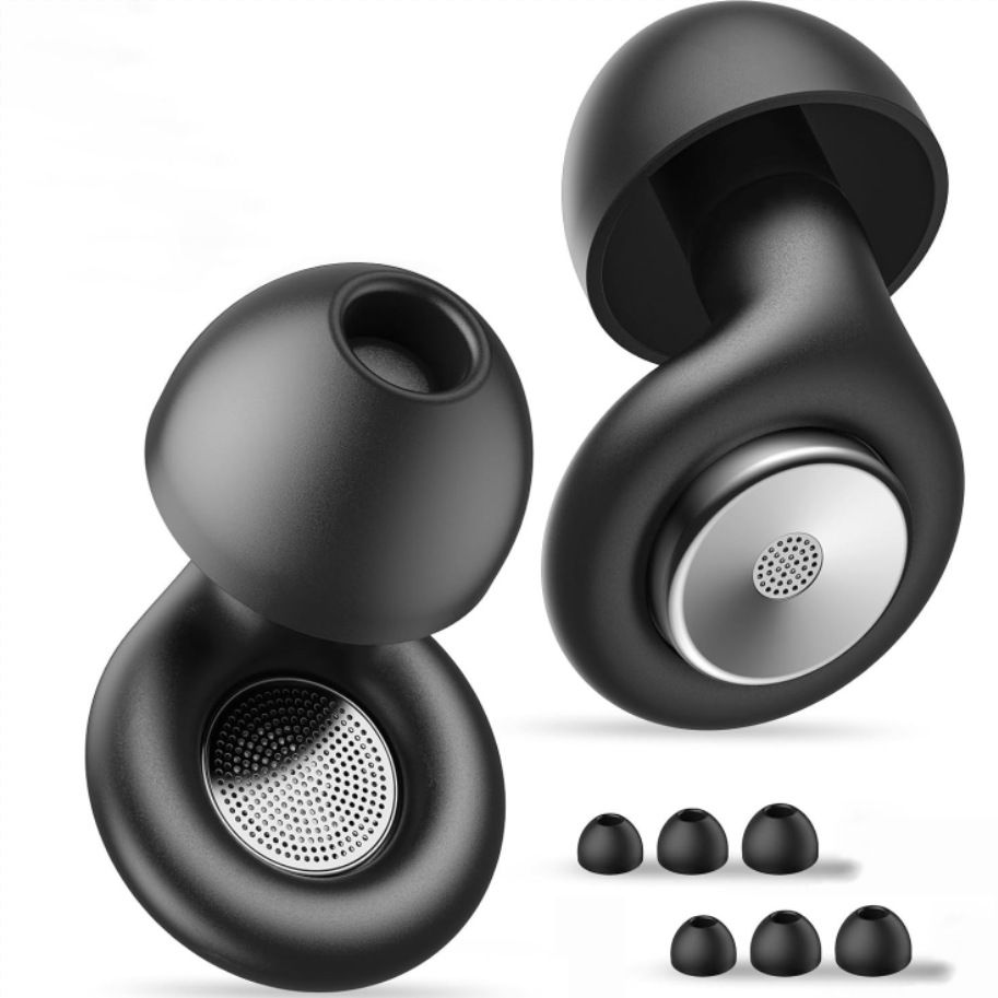 Silicone Earplugs Noise Reduction 28dB Sleep Waterproof New noise canceling earplugs black Kemu |Fashion Home Kitchen Beauty