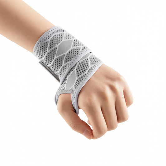 Sports Wristband Compression Sweat Band Classic gray - one pair [breathable and no marks] One Size Kemu |Fashion Home Kitchen Beauty