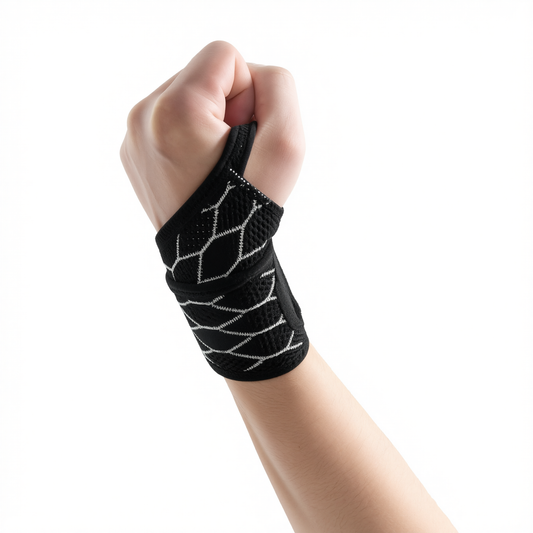Sports Wristband Compression Sweat Band Classic gray - one pair [breathable and no marks] One Size Kemu |Fashion Home Kitchen Beauty