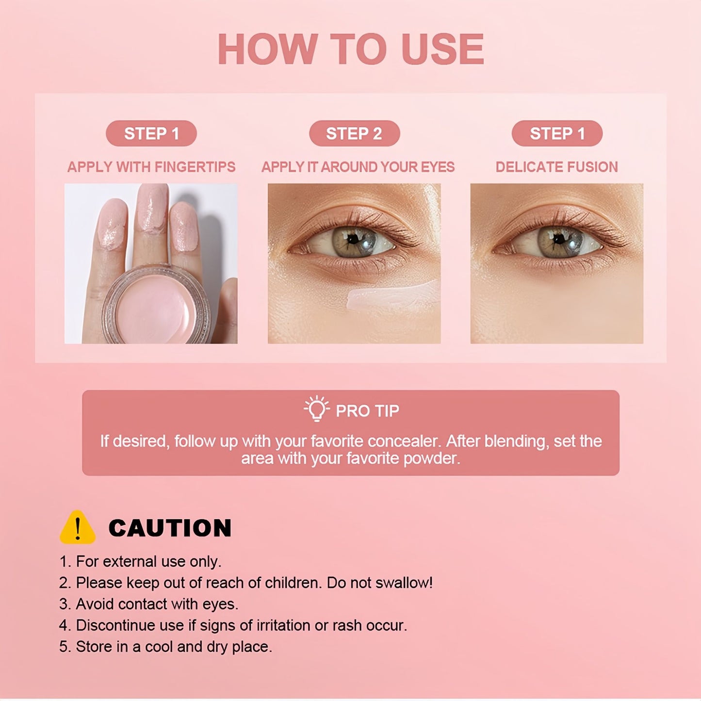 Eye Brightening Concealer&Multi Hydrating Moisturizing Stick Set,Reduce Wrinkle,Conceal Dark Circles, Colour-Correcting Eye&Facial Serum Balm